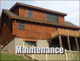  Letcher, Kentucky Log Home Maintenance